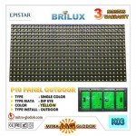 Panel Modul P10 DIP Outdoor Single Color | YELLOW - KUNING Panel Modul P10 DIP Outdoor Single Color | YELLOW - KUNING